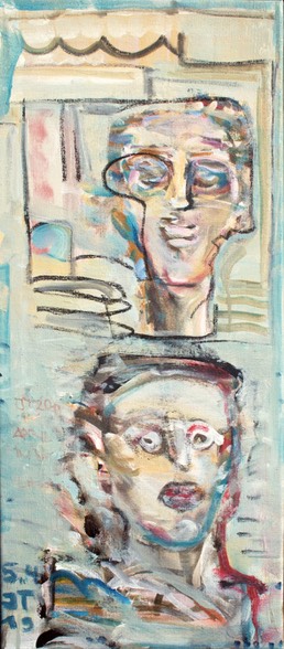 CHRISTIAN. Leinwand 2019, 30x70cm