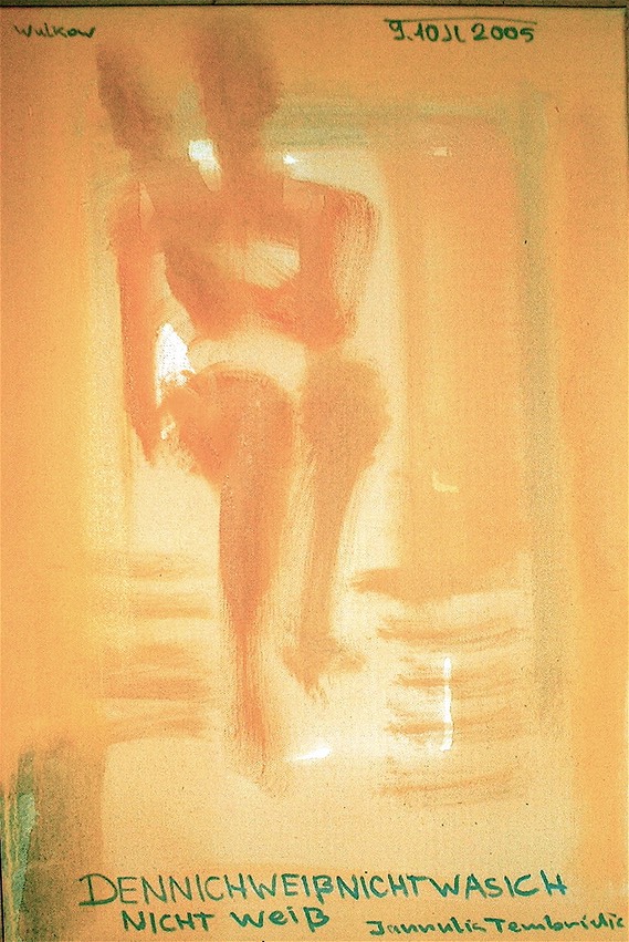 Malerei 2005, Spanplatte 50cm x 70cm