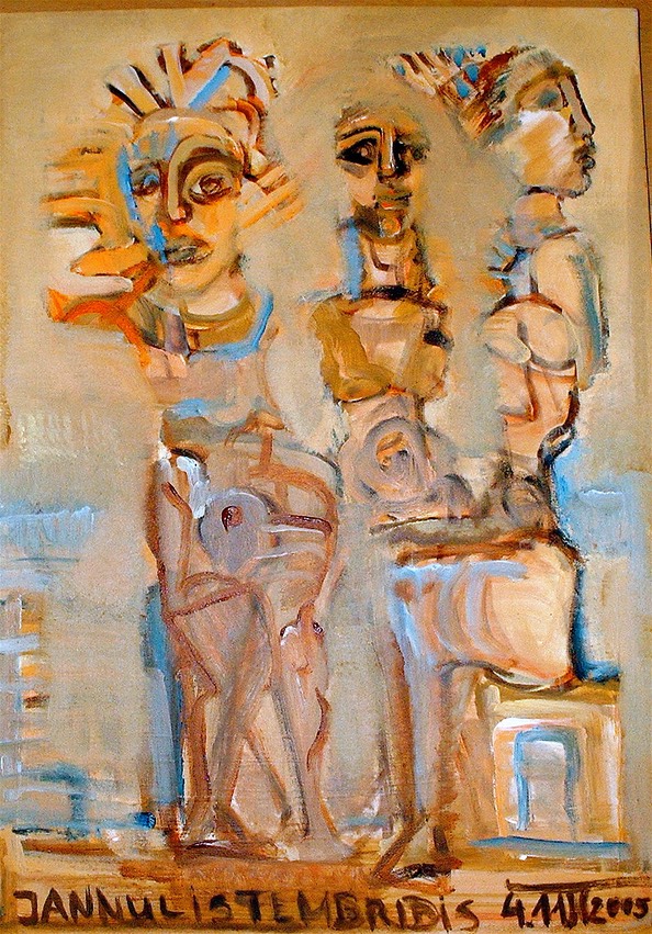 Malerei 2005, Spanplatte 50cm x 70cm