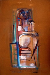 Malerei 2005, Spanplatte 50cm x 70cm