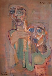 Jannulis Tembridis, 2006, Acryl auf Spannplatte, 30 x 42 cm