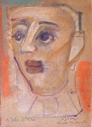 Jannulis Tembridis, 2006, Acryl auf Spannplatte, 30 x 42 cm