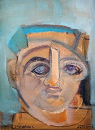 Jannulis Tembridis, 2006, Acryl auf Spannplatte, 30 x 42 cm