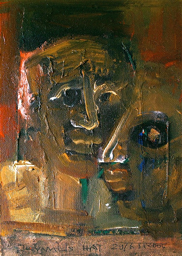 Jannulis Tembridis, 2006, Acryl auf Spannplatte, 30 x 42 cm