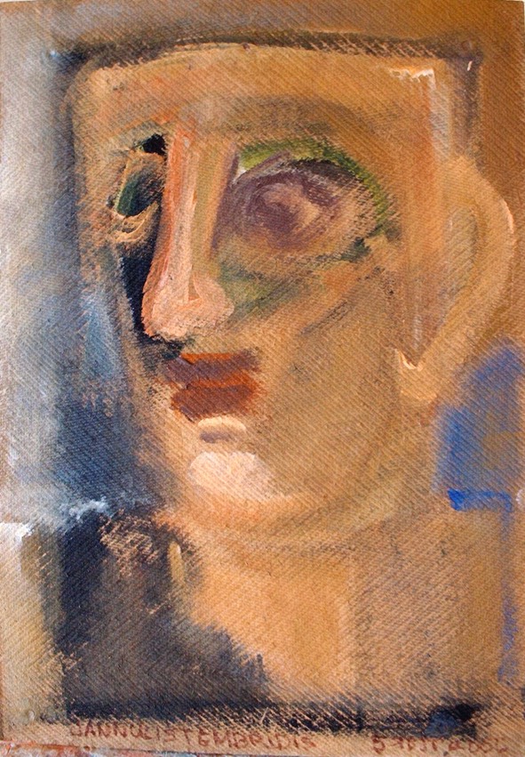 Jannulis Tembridis, 2006, Acryl auf Spannplatte, 30 x 42 cm