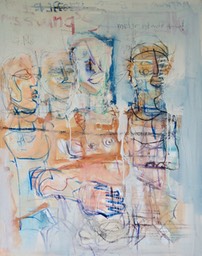 Jannulis Tembridis, Leinwand 2015, 80 x 100 cm