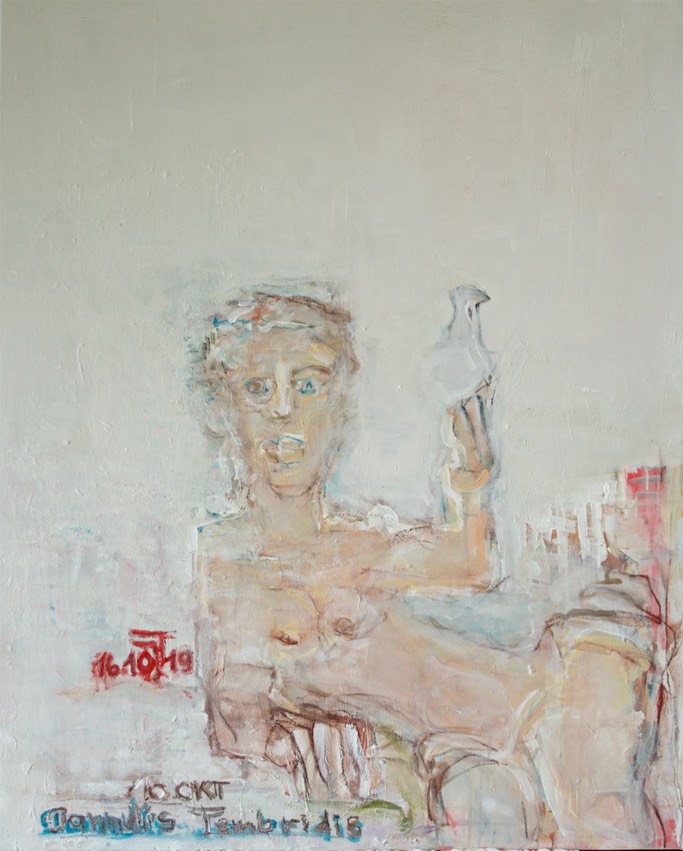 Jannulis Tembridis, Leinwand 2019, 80x100cm