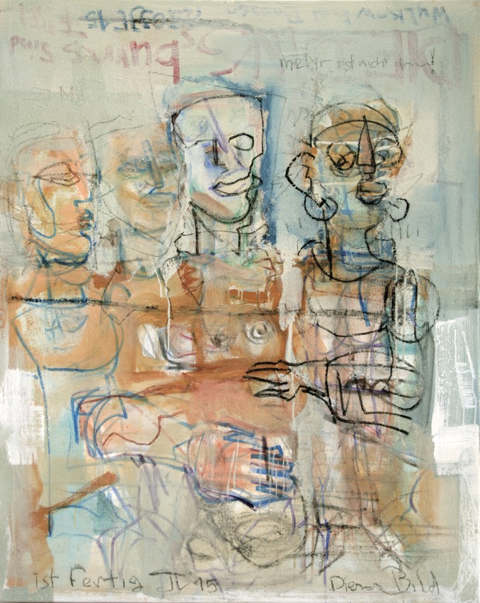 Jannulis Tembridis, Leinwand 2015, 80 x 100 cm