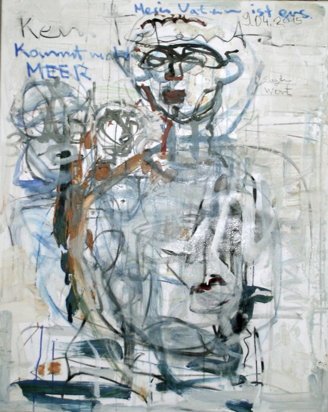 Jannulis Tembridis, Leinwand 2015, 80 x 100 cm