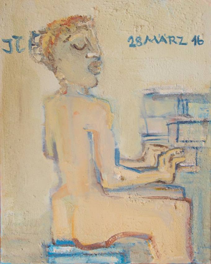 Jannulis Tembridis, Leinwand 2016, 40x60cm